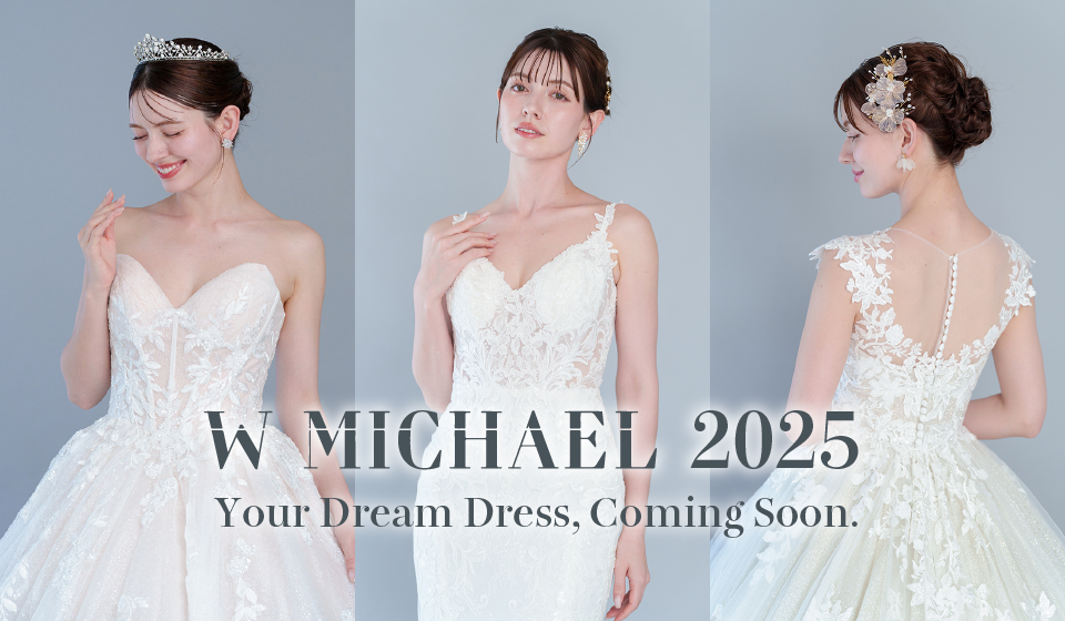 W MICHAEL CONNIE ウェディングドレス ホワイト Aライン W MICHAEL CONNIE ウェディングドレス ホワイト Aライン
